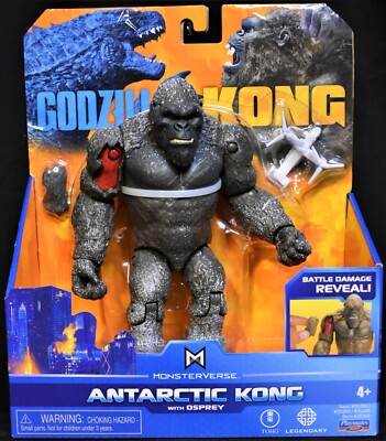 Godzilla vs Kong ANTARCTIC KONG w/ Osprey Playmates Monsterverse 6