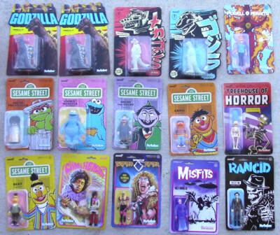 SUPER 7 REACTION   Sesame Street   Godzilla   Simpsons   Punk Rock    YOU CHOOSE-image
