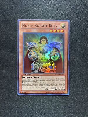 Yu-Gi-Oh! Noble Knight Borz SHSP-EN085 Super Rare 1st Ed Near Mint-image