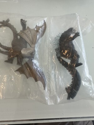 Assorted Godzilla Figures And King Kong Bottle Toppers -image