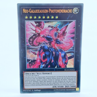 Yu-Gi-Oh! Map - Neo-Galaxies-Photon Dragon BLLR-DE064 German 1st Edition-image