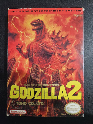 Godzilla 2: War of the Monsters Nintendo NES Complete In Box CIB-image