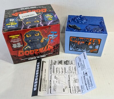 Godzilla Mischief The Bank Coin LED Sound Animated Figure New In Box Monster -image