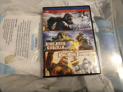 KING KONG 2005 + KING KONG VS GODZILLA + KING KONG ESCAPES New DVD 3 Films db-image