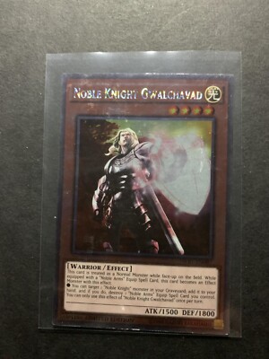 Yugioh Noble Knight Gwalchavad (Platinum Rare) (Limited Edition) NKRT-EN007 (P)-image