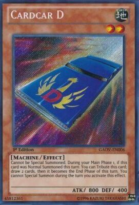 Cardcar D - GAOV-EN006 - Secret Rare 1st Edition NM Galactic Overlord-image