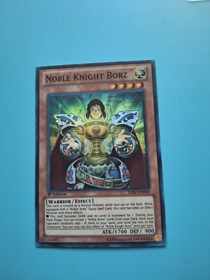 Yugioh Card - Noble Knight Borz Super Rare SHSP-EN085 1st Edition LP-image