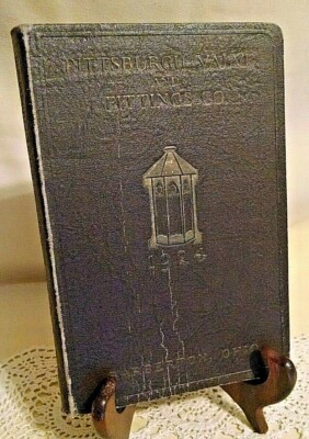 PITTSBURGH VALVE FITTINGS CO 1924 CATALOGUE ILL PRICE LIST BARBERTON OH LEATHER.-image