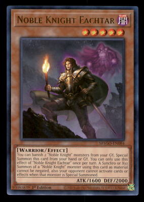 Yugioh Noble Knight Eachtar #MAGO-EN084 Maximum Gold LP-image