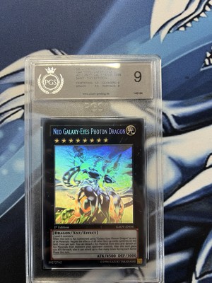 YuGiOh 2012 Neo Galaxy-Eyes Photon Dragon GAOV-EN041 Ghost Rare PGS 9 1st Ed-image