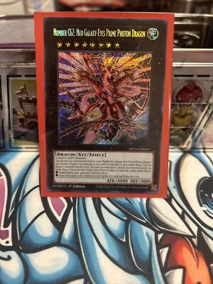 NUMBER C62: NEO GALAXY-EYES PRIME PHOTON DRAGON * SECRET RARE MP24-EN069 YUGIOH!-image