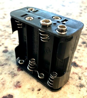 NEW FISHER 1280 X METAL DETECTOR BATTERY PACK 8 CELL 12 VOLT HEAVY DUTY HOLDER-image