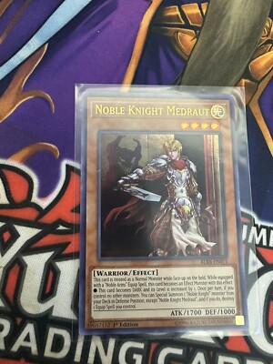 Yugioh Noble Knight Medraut BLRR-EN071 Ultra Rare 1st Edition -image
