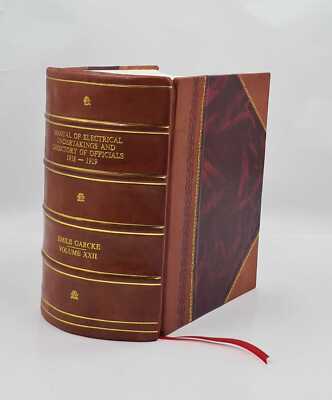 Manual Of Electrical Undertakings And Directory Of Officials (19 [Leather Bound]-image
