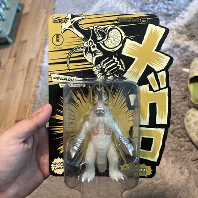 Megalon '73 Godzilla Day Glow in the Dark TOHO Super 7 Reaction Figure-image