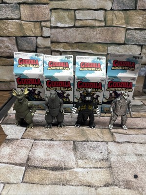 Super7 Godzilla ReAction Monster Island Blind Box Set of 4! Baragon/Megalon-image