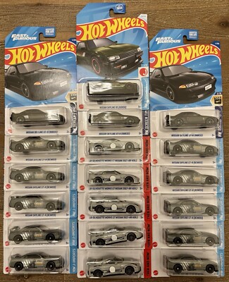Super Nice LOT OF 19 NISSAN SKYLINE GT-R 30,32,33,35 Godzilla LBWK FAST FURIOUS-image