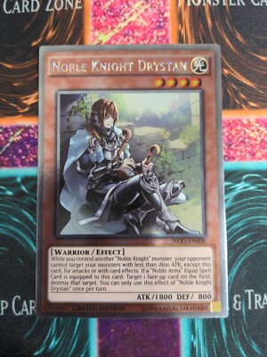 Yu-Gi-Oh! Noble Knight Drystan NKRT-EN008 Limited Platinum Rare NM -image