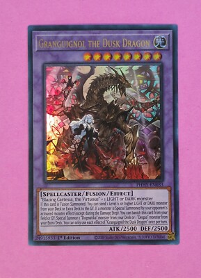 YuGiOh Granguignol the Dusk Dragon PHHY-EN033 1st Edition Ultra Rare-image