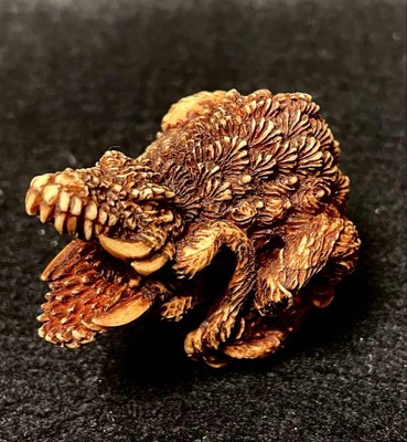 Toho Monster Netsuke Monster Planet Biollante Godzilla Figure W/BOX F/S FEDEX-image