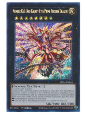 Number C62: Neo Galaxy-Eyes Prime Photon Dragon - MP24-EN069 - Prismatic Secret -image