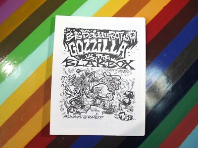 vtg 1980s Kustom Kulture Big Daddy Ed Roth comic Godzilla Vs the Black Box-image