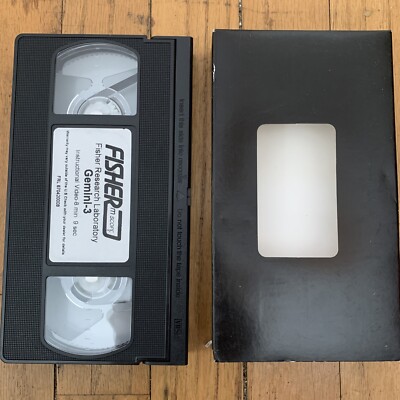 FISHER Gemini-3 Metal Detector VHS Users Manual INSTRUCTIONAL VIDEO 2-Box VCR-image