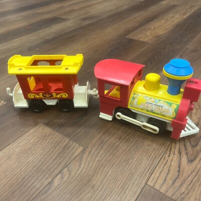 Vtg FP 991 Replace CIRCUS TRAIN ENGINE And Monkey Car Good 
