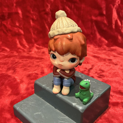 POP MART HIRONO THE ONLY ONE WITH PET GODZILLA SERIES ARTIST TOY FIGURE NO BOX!-image