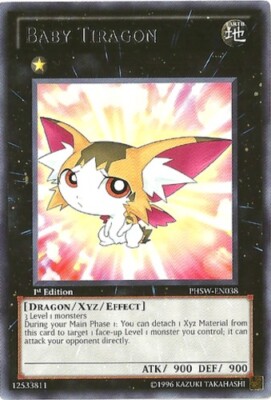 Baby Tiragon - PHSW-EN038 - Rare - Unlimited Edition x3 - Lightly Played-image
