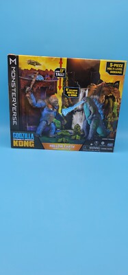 New Godzilla VS Kong - Hollow Earth Figures and Diorama Sealed Brand New -image