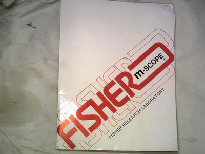 Collection of Fisher M-Scope Metal Detector Catalog, advertisments and prices-image