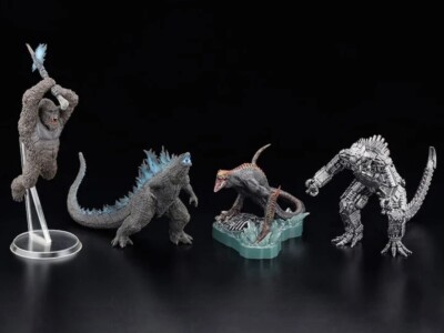 Art Spirits Godzilla vs Kong Hyper Modeling Series Exclusive Box of 4 Figures-image