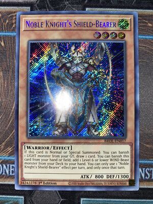 YUGIOH Noble Knight’s Shield-Bearer BROL-EN017 1st NM SHIPS NOW!-image