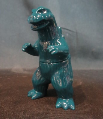 Building Box Monster Series Godzilla Figure U.S.TOYS Green Metalic Used Good-image