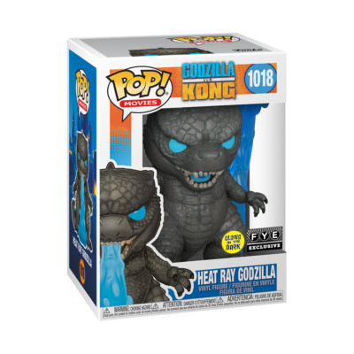 Funko POP! #1018 Godzilla Vs Kong Heat Ray Godzilla (GITD) FYE + Protector -image