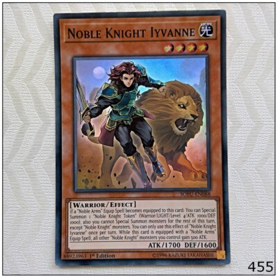 Noble Knight Iyvanne - SOFU-EN088 - Super Rare 1st Edition Yugioh-image