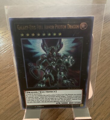 Yu-Gi-Oh! Galaxy-Eyes Full Armor Photon Dragon DUPO-EN063 Ultra 1st Edition-image