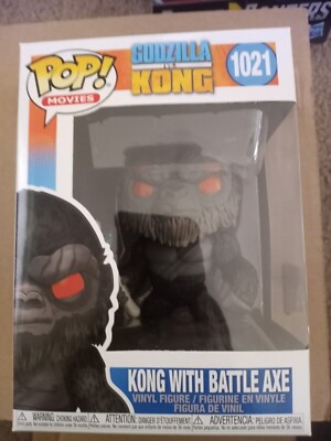 Funko POP! Movies Godzilla vs. Kong Kong with Battle Axe vinyl figure #1021-image
