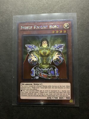 Yugioh - Noble Knight Borz (Platinum Rare) (Limited Edition) - NKRT-EN009 (P)-image