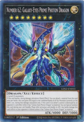 Yugioh Number 62: Galaxy-Eyes Prime Photon Dragon - 1st Edition-image