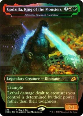 FOIL Godzilla / Zilortha ~ Buy a Box Ikoria [ NearMint ] [ Magic MTG ]-image
