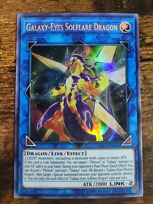 Yu-Gi-Oh Galaxy-Eyes Solflare Dragon SOFU-042 Ultra Rare-image