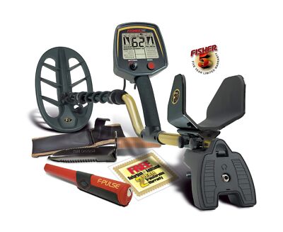 Fisher Labs F75+ Metal Detector Bundle Package, Gold-image