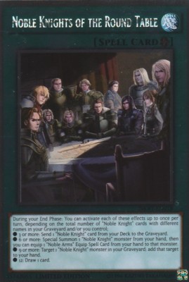 YUGIOH CARD NOBLE KNIGHTS OF THE ROUND TABLE NKRT-EN018 LIMITED ED. + BONUS-image