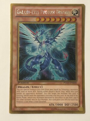Yu-Gi-Oh - JCC - Galaxy-Eyes Photon Dragon Card - PGLD-EN038-image