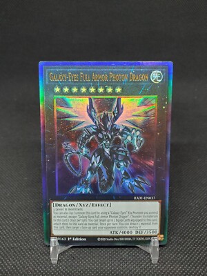 Galaxy-Eyes Full Armor Photon Dragon RA01-EN037 Prismatic Ultimate Rare Yugioh-image