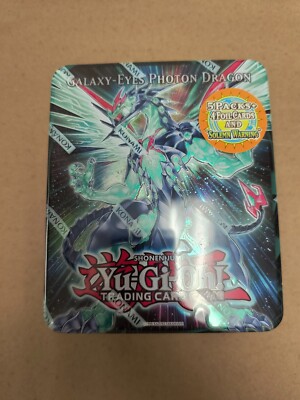 Yu-Gi-Oh! 2011 Collectors Tin: Wave 2 - Galaxy-Eyes Photon Dragon Tin New!-image