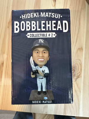2013 Hideki Matsui bobblehead In the box. ONLY OPENED FOR THIS LISTING.-image