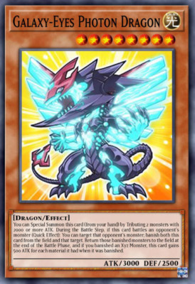 Yugioh! Galaxy-Eyes Photon Dragon CHIBI Battles of Legend: Monster PREORDER-image